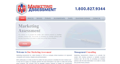 Desktop Screenshot of marketingassessment.com